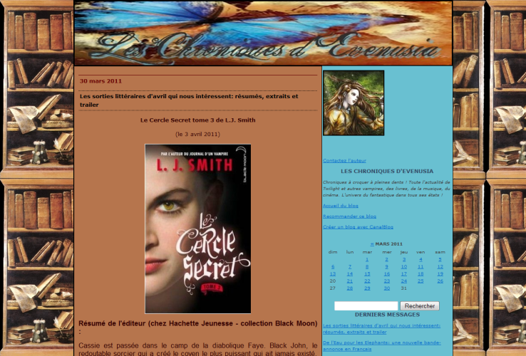 [Partenaire] Les chroniques d'Evenusia - Site