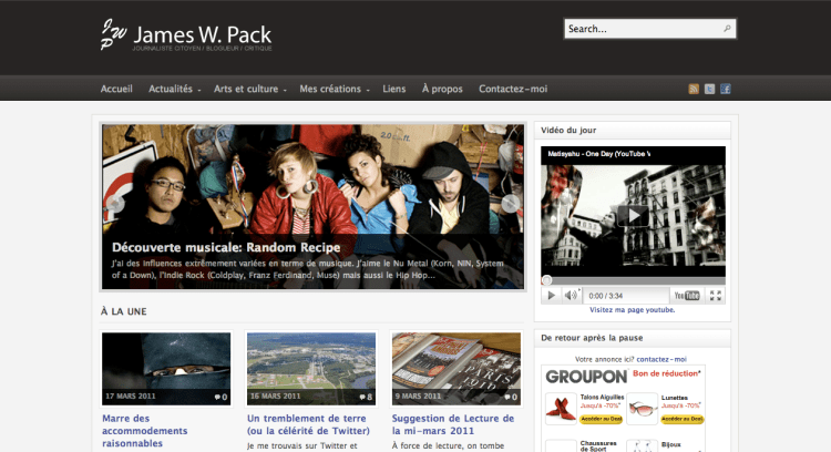 [Partenaire] James W. Pack - Site