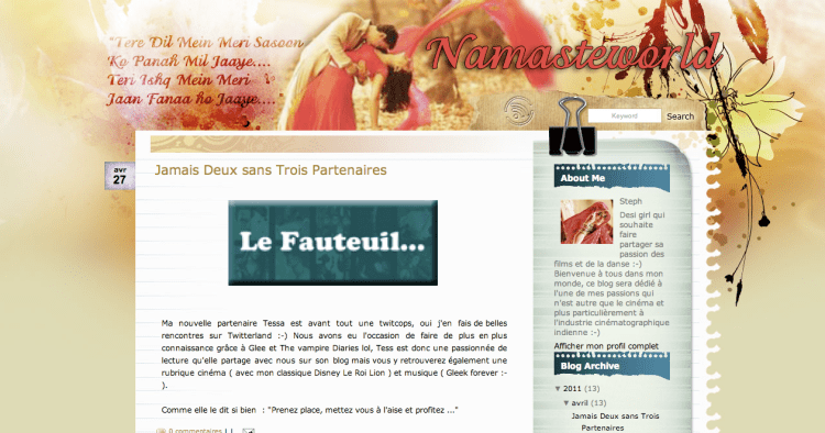 [Partenaire] Namasteworld - Site