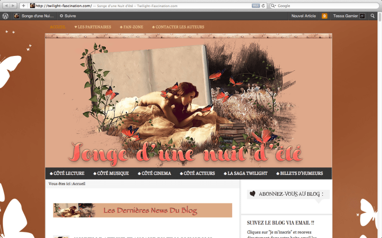 [Partenaire] Songe d'une nuit d'été - Site