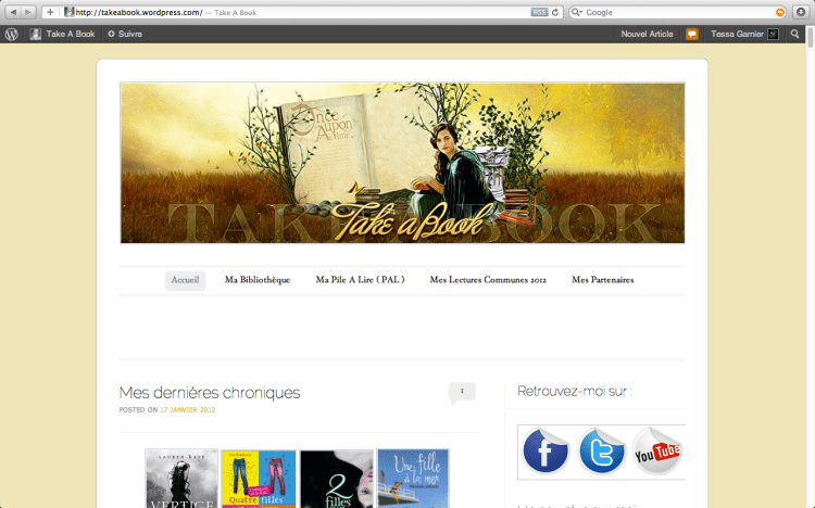 [Partenaire] Take a book - Site