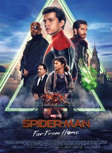 Affiche du film "Spider-man: Far from home"